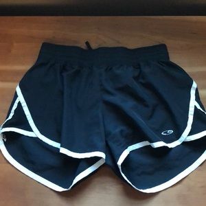 Black Shorts With White Trim